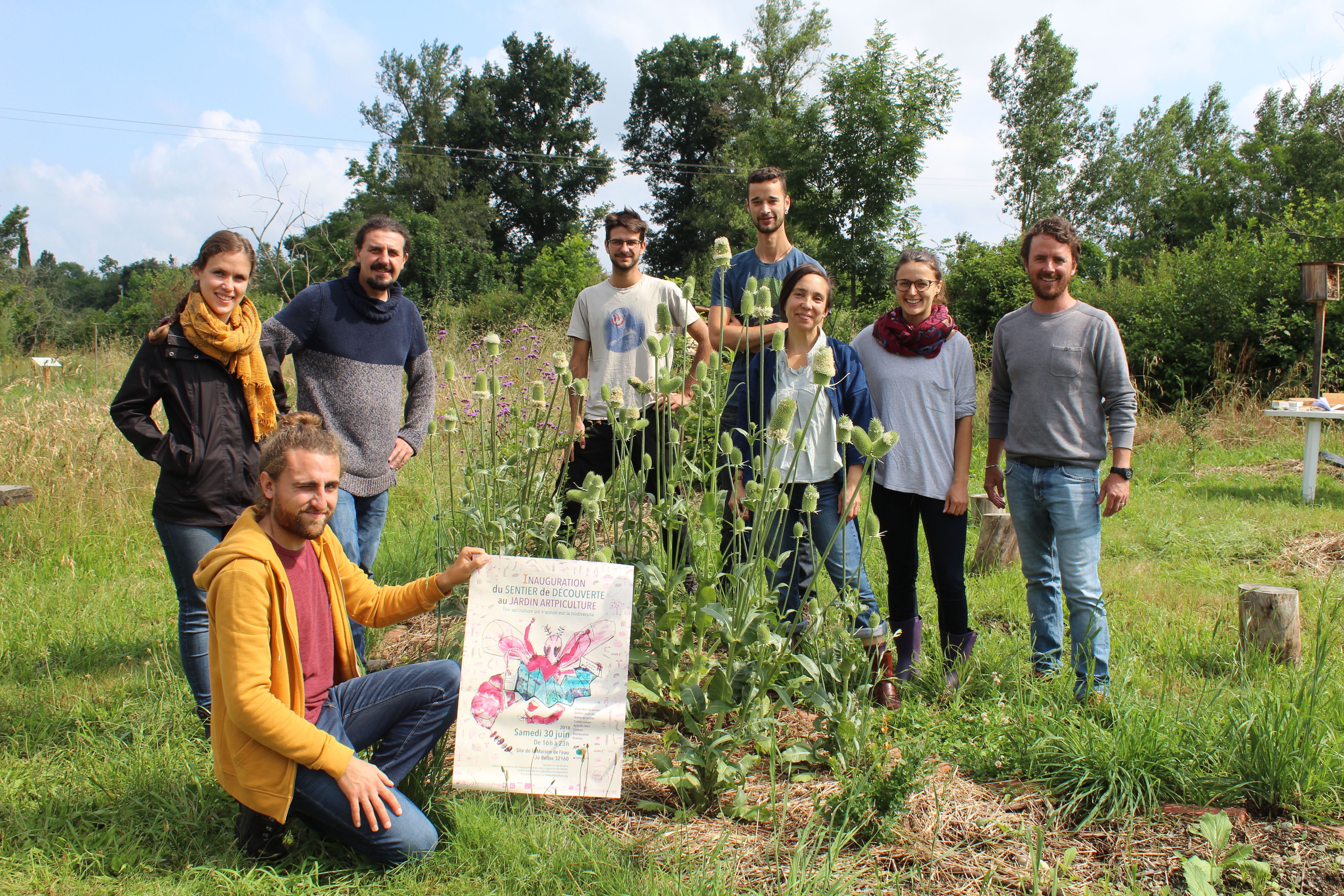 Inauguration du sentier Artpiculture le 30 juin 2018 !